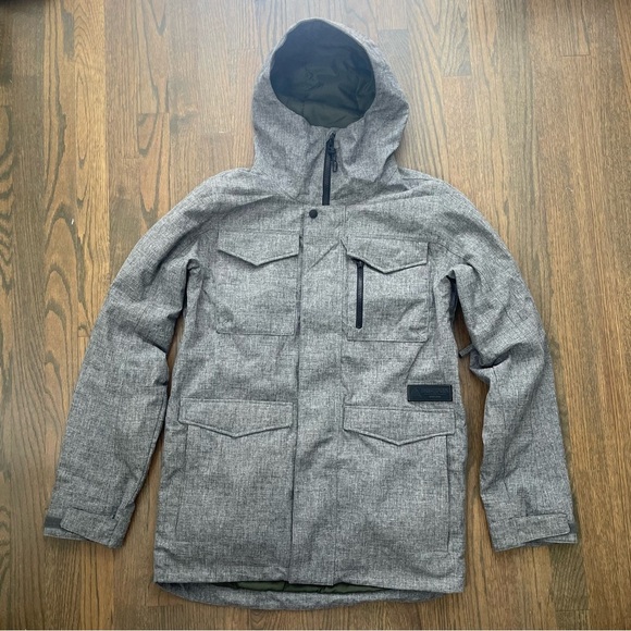 Burton Men's Ski/Snowboard Covert Insulated Thermolite Jacket in Bog Heather - Picture 3 of 15